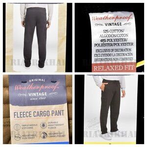 Weatherproof Vintage Men Fleece cargo pant